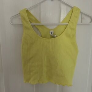 Lime green tank top